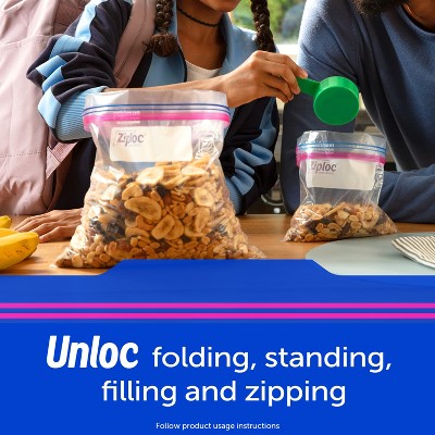 Ziploc Storage Gallon Bags with Grip 'n Seal Technology - 22ct