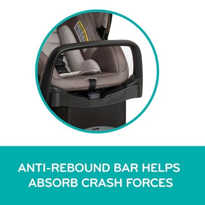 Evenflo Pivot Modular Travel System with LiteMax Infant Car Seat with Anti-Rebound Bar - Desert Tan (LOCAL PICKUP ONLY)
