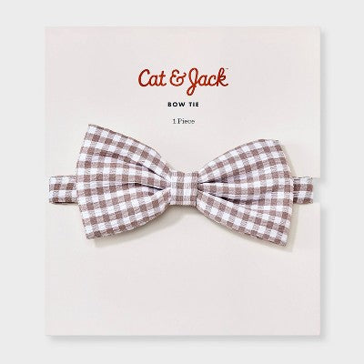 Boys' Gingham Bow Tie - Cat & Jack Brown