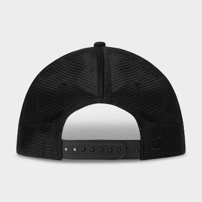 Champion Adult Logan Twill Trucker Hat - Black