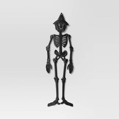 60" 3D Jointed Witch Skeleton Halloween Decorative Prop Black - Hyde and EEK! Boutique (LOCAL PICKUP ONLY)