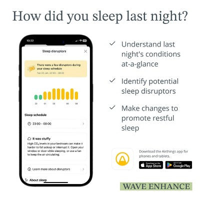 Airthings Wave Enhance Indoor Air Quality Monitor