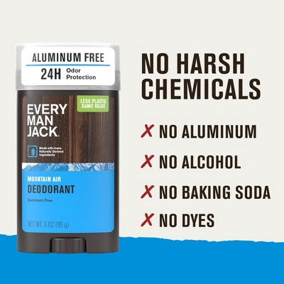 Every Man Jack Deodorant - Mountain Air - 3oz