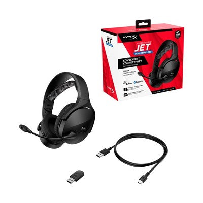 HyperX Cloud Jet Dual Wireless Gaming Headset - Black