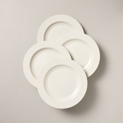 4pk 11" Melamine Dinner Plates Sour Cream - Hearth & Hand with Magnolia