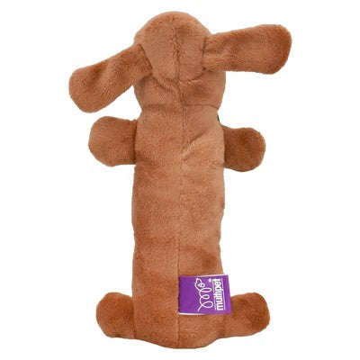 Multipet Gingerbread Loofa Dog Interactive Plush Toy