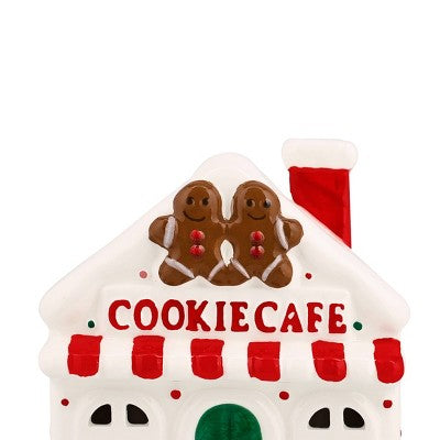 LED Ceramic House Gingerbread - Bullseye's Playground