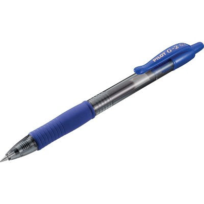 Pilot G2 Premium Retractable Gel Ink Pen Refillable Blue Ink .7mm 2/Pack 31032