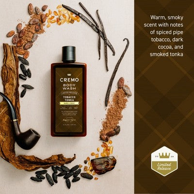 Cremo Body Wash - Tobacco Tonka - 16 fl oz