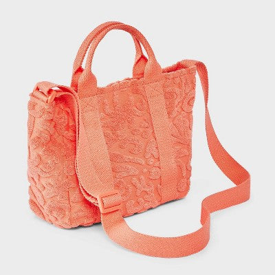 Girls' Mini Terry Handle Crossbody Bag - Cat & Jack Orange
