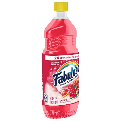 Fabuloso Limited Edition Winter Berry Multi-Purpose Cleaner, 2X Concentrated Formula, Floor Cleaner - 33.8 fl oz Bottle