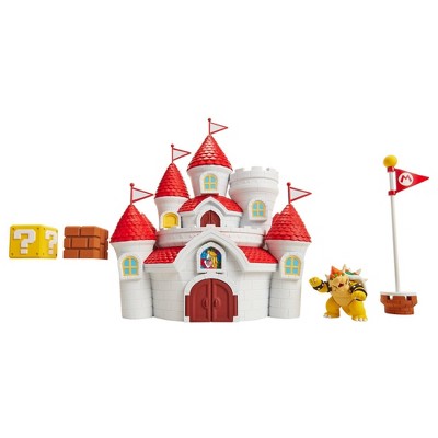 Nintendo 2.5'' Deluxe Mushroom Kingdom Castle Action Figure Playset