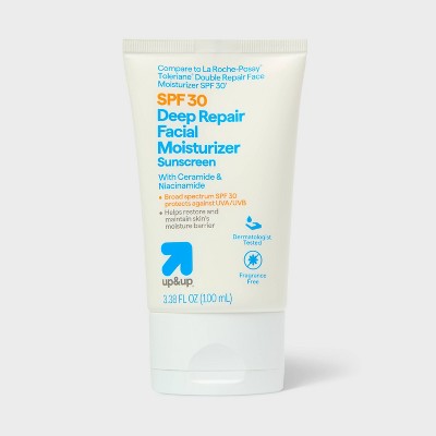 Face Moisturizer Sunscreen Toleriane with Ceramide and Niacinamide - SPF 30 - 3.38 fl oz - up&up