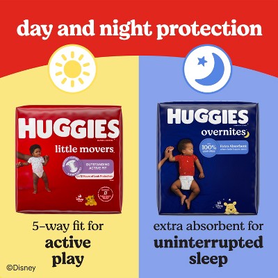 single sHuggies Little Movers Diapers - Size 4 - 25ct