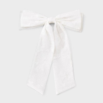 Girls' Butterfly Bow - Cat & Jack White