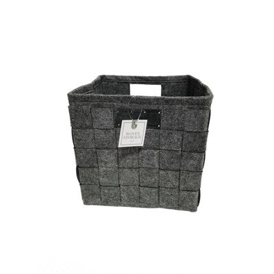 Felt Woven Storage Gray - Bullseye's Playground