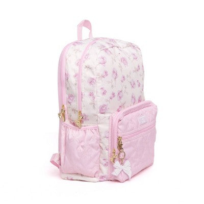 LoveShackFancy x Target - Yoobi Ribbon Rosa Backpack Sterling Dusk