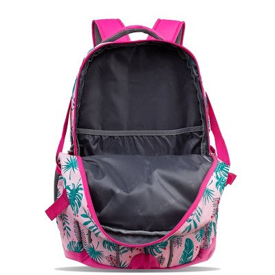 J World Atom Multi-Compartment Laptop 18.5" Backpack - Palm Leaves