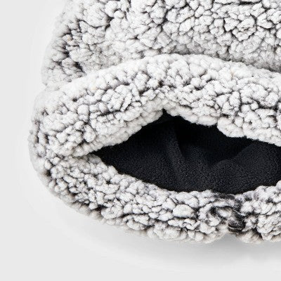 Baby Faux Shearling Hat and Mitten Set - Cat & Jack Gray Newborn