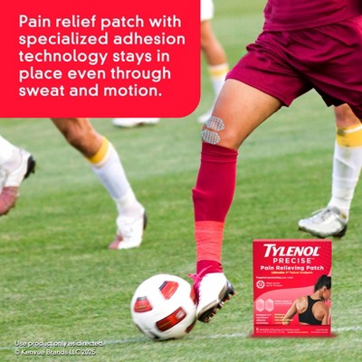Tylenol Precise Pain Relief Patches - Max OTC Strength Lidocaine - Unscented - 3 Pouches/2ct Each