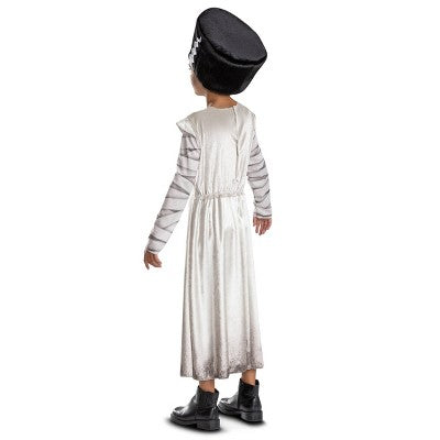 NBCUniversal Studios Girls' Monsters Bride Of Frankenstein Classic Costume Dress 7-8