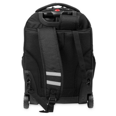 J World Duo 18" Rolling Backpack and Lunch Bag - Black