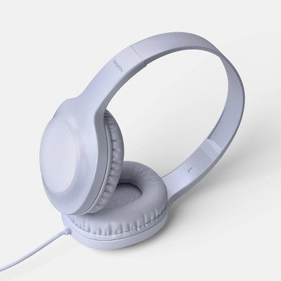 Wired On-Ear Headphones - heyday Soft Purple: 3.5mm Jack, Built-In Microphone