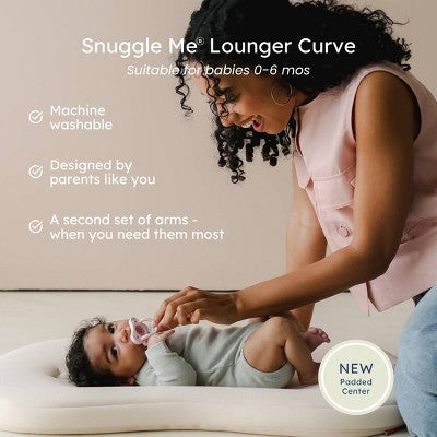 Snuggle Me Organic Curve Infant Lounger - Natural (LOCAL PICKUP ONLY)