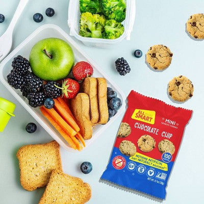 ALLERGY SMART Gluten Free Chocolate Chip Mini Cookies Family Pack - 7.05oz/10ct