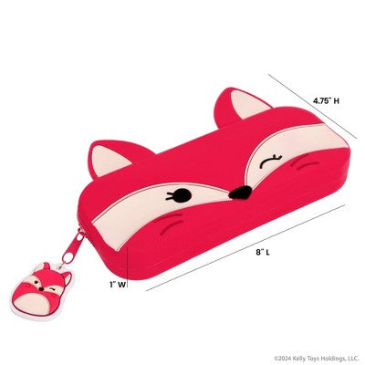 Fifi Squishmallows Silicone Pencil Pouch with Charm Pull