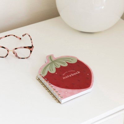 FRINGE Die-Cut Cover Spiral Journal Berry Sweet