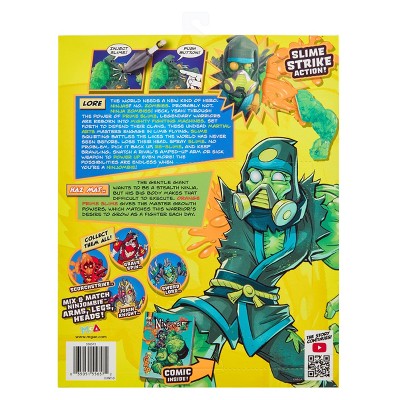 Ninjombie Action Figure - Haz Mat, Ninja Zombie with Slime, Ages 3+