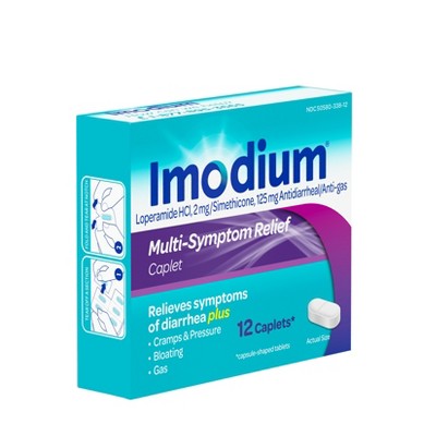 Imodium Multi-Symptom Relief Treatment Caplets - 12ct