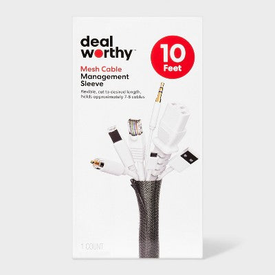 Cable Management Sleeve - dealworthy 10'