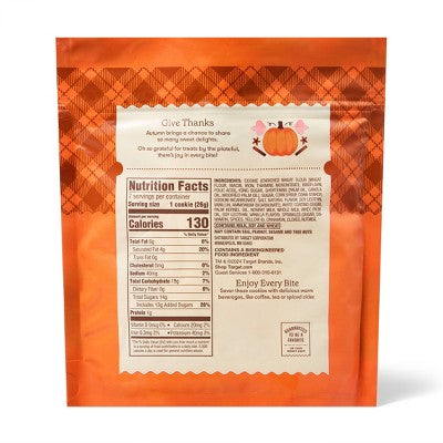Fall Harvest Pumpkin Spice Dipped Sandwich Cookies - 6.5oz - Favorite Day