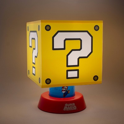 Mario Block LED Lamp (Includes LED Light Bulb) - Nintendo