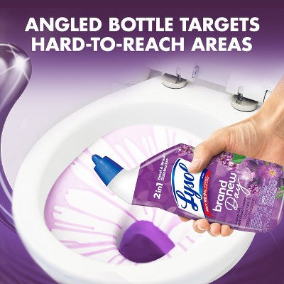 Lysol Lavender Liquid Toilet Bowl Cleaner - 48 fl oz/2ct