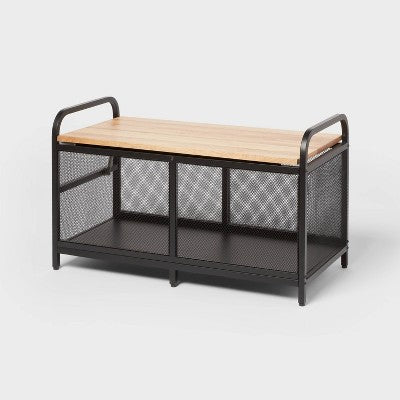 Metal Storage Bench - Brightroom (LOCAL PICKUP ONLY)