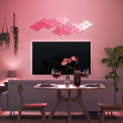 Nanoleaf 10pk Shapes Triangle Mini Expansion LED Light Kit