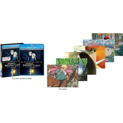 Howl's Moving Castle (Blu-ray + DVD) (Line Look + Cards) *ADD 3 TO YOUR CART & 1 IS FREE!*