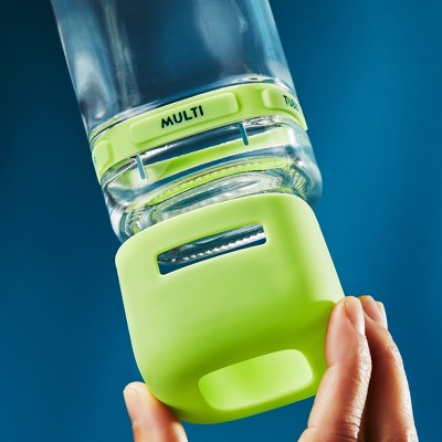 Grove Co. Reusable Cleaning Glass Spray Bottle - Bright Lime