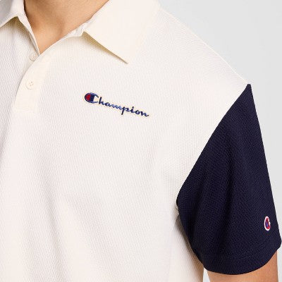 Champion Men's Polo Shirt - Light Off-White M