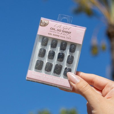 L.A. Girl Oh So Shiny Fake Nails - Magical Time - 25ct