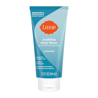 Lume Mini Tube Body Wash - Unscented - 1.5 fl oz