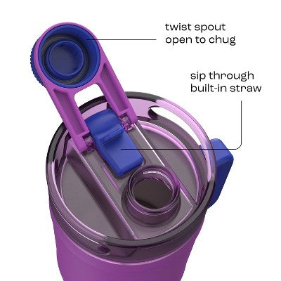 Bubba 52oz Stainless Steel Keg with Multi Function Keg Lid Water Bottle - Moodbooster