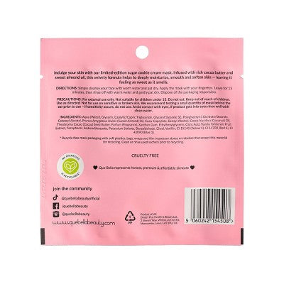 Que Bella You're My Sugar Cookie Cream Mask - 0.35oz
