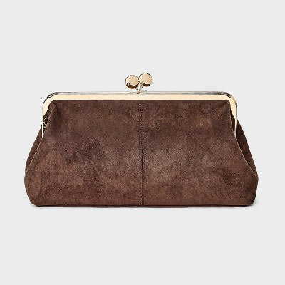 Kiss Lock Clutch Bag - A New Day Brown
