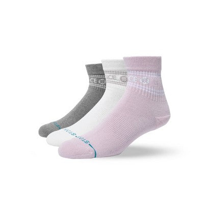 STANCE Men's Vital Quarter Crew 3Pk Socks - 6-12