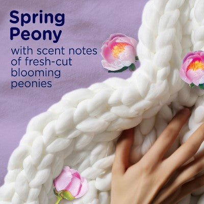 Downy Blends Soft & Fresh In-Wash Scent Booster - Spring Peony Scented Laundry Beads - 24.5oz