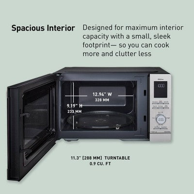 Panasonic 0.9 cu ft Premium Inverter Microwave (LOCAL PICKUP ONLY)